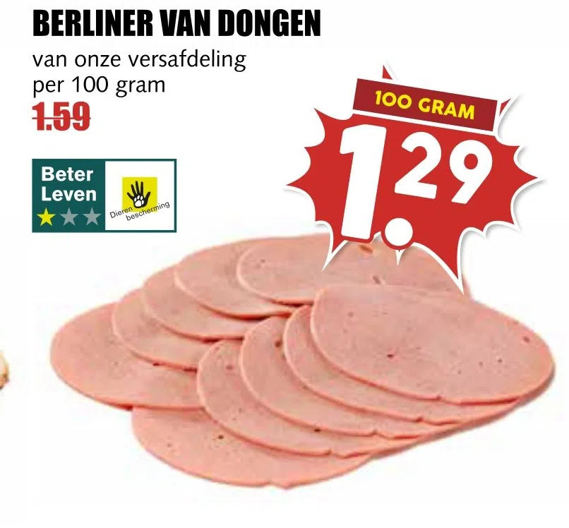 MCD Supermarkt Berliner van dongen aanbieding