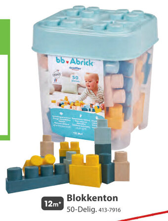 Top1Toys Blokkenton 50-Delig. aanbieding