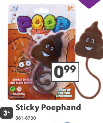 Top1Toys Sticky Poephand aanbieding