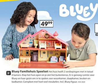 Top1Toys Bluey Familiehuis Speelset aanbieding