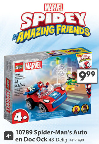 Top1Toys 10789 Spider-Man's Auto en Doc Ock 48-Delig. aanbieding