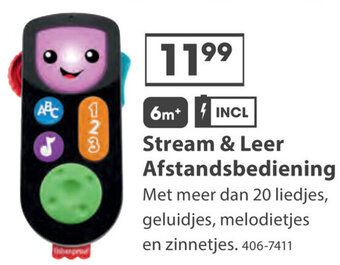 Top1Toys Stream & Leer Afstandsbediening aanbieding