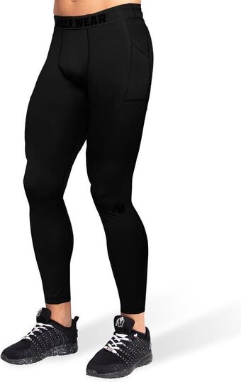 Bol.com Gorilla wear smart tights - zwart - 4xl aanbieding