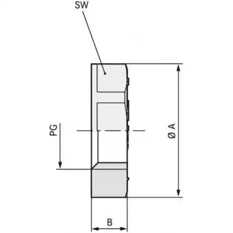 Conrad Lapp 52000110 skindicht gmk pg 7 ral 7035 lgy contramoer pg7 polystereen (eps) grijs-wit (ral 7035) 100 stuk(s) aanbieding