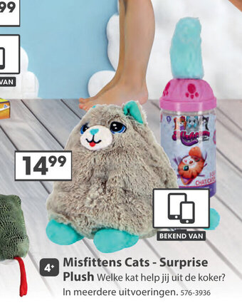 Top1Toys Misfittens Cats - Surprise Plush aanbieding