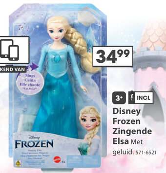 Top1Toys Disney Frozen Zingende Elsa aanbieding