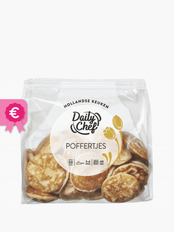 Flink Daily chef poffertjes 50st aanbieding
