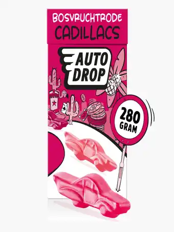Flink Autodrop rode cadillacs 280g aanbieding