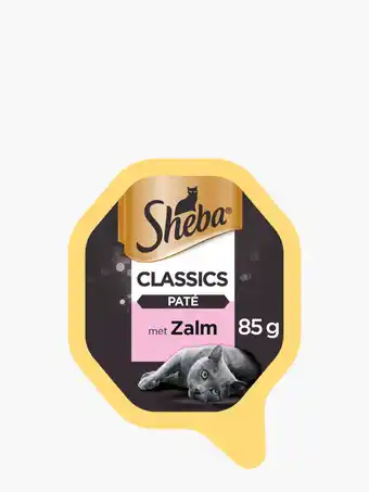 Flink Sheba classics paté kuipje zalm 85g aanbieding