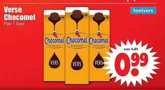 Dirk Verse Chocomel 1 liter aanbieding