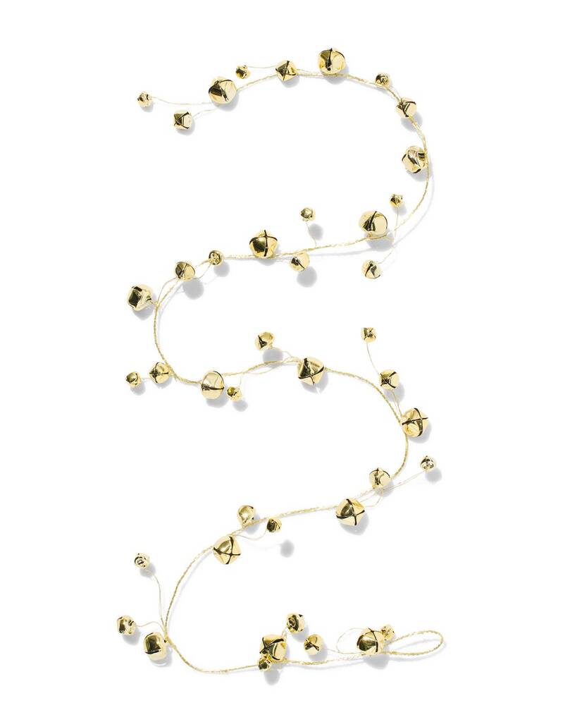 Hema slinger met belletjes 1.5m goud (goud) aanbieding bij HEMA