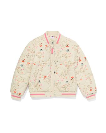 HEMA Hema kinder bomberjack gebroken wit (gebroken wit) aanbieding