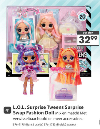 Top1Toys L.O.L. Surprise Tweens Surprise Swap Fashion Doll aanbieding