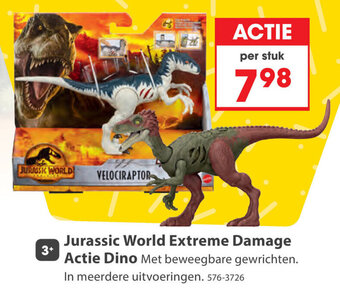 Top1Toys Jurassic World Extreme Damage Actie Dino aanbieding