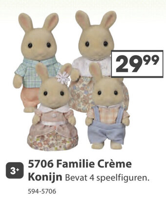 Top1Toys 5706 Familie Crème Konijn aanbieding