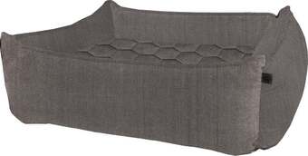 Intratuin Overseas petlife orthopedische hondenmand cocoon bob antraciet 80 x 70 x 26 cm aanbieding