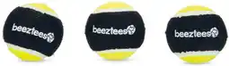 Intratuin Beeztees hondenspeelgoed fetch sponsbal zwart d 6,3 cm 3 stuks aanbieding