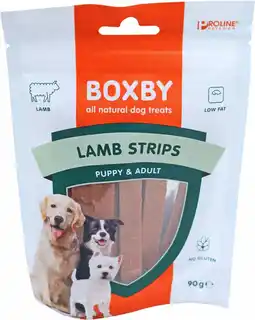 Intratuin Proline boxby kauwsticks strips lam 90 g aanbieding