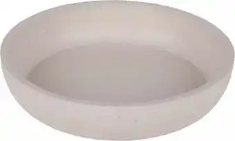 Intratuin District 70 kattenvoerbak bamboo xs beige d 12 h 2,8 cm aanbieding