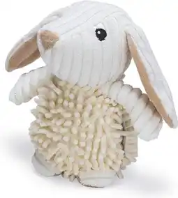 Intratuin Beeztees hondenspeelgoed konijn jenno gerecycled beige 22 x 14 x 12 cm aanbieding
