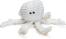 Intratuin Beeztees hondenspeelgoed octopus okki gerecycled beige 26 x 13 x 13 cm aanbieding