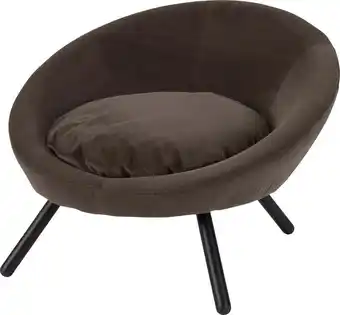 Intratuin Intratuin hondenmand fleur grijs d 56 h 41 cm aanbieding