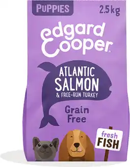 Intratuin Edgard & cooper hondenvoer graanvrij zalm kalkoen puppy 2,5 kg aanbieding