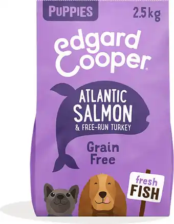 Intratuin Edgard & cooper hondenvoer graanvrij zalm kalkoen puppy 2,5 kg aanbieding