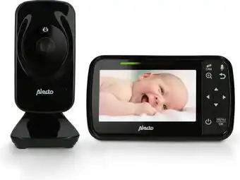 Bol.com Alecto dvm149 - babyfoon met camera - temperatuurweergave - zwart aanbieding