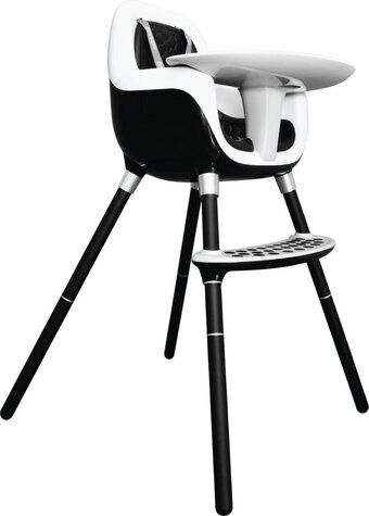 Bol.com Bumbo - kinderstoel - high chair - hoge kinderstoel - kinderzetel - peuterstoel - kunststof - zwart - poten in te korten aanbieding