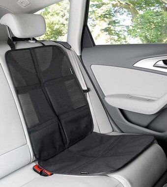 Bol.com Maxi-cosi autostoelbeschermer - beschermt de rugleuning van de autostoel - zwart aanbieding