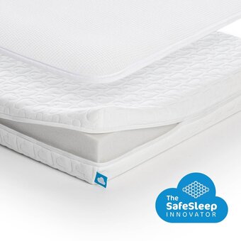 Bol.com Aerosleep essential pack 2-in-1: matras + 3d matrasbeschermer - bed - 120 x 60 cm aanbieding