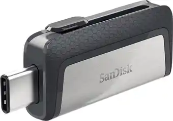 Bol.com Sandisk dual drive | 128gb | usb c - usb stick aanbieding