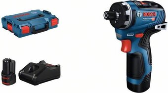 Bol.com Bosch gsr 12v-35 hx solo 12v li-ion accu boor-/schroefmachine set (2x 3ah accu) in l-boxx - koolborstelloos aanbieding