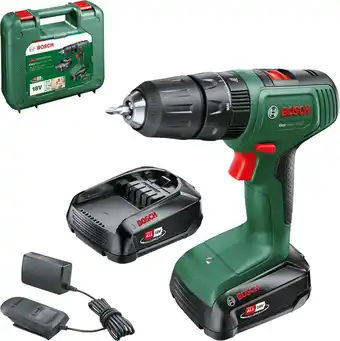 Bol.com Bosch easyimpact 18v-40 accuklopboorschroevendraaier - met 2x 18v accu en lader aanbieding