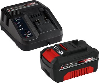 Bol.com Einhell starter kit accu en lader power x-change (li-ion - 18 v - 4,0 ah accu en lader - geschikt voor alle power x-change ap aanbieding