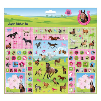 Top1Toys Stickerset paarden 500-delig aanbieding