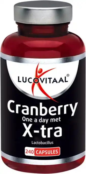 Bol.com Lucovitaal cranberry+ extra forte voedingssupplement - 240 capsules aanbieding