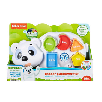 Top1Toys Fisher price linkimals puzzlin shapes polar bear aanbieding