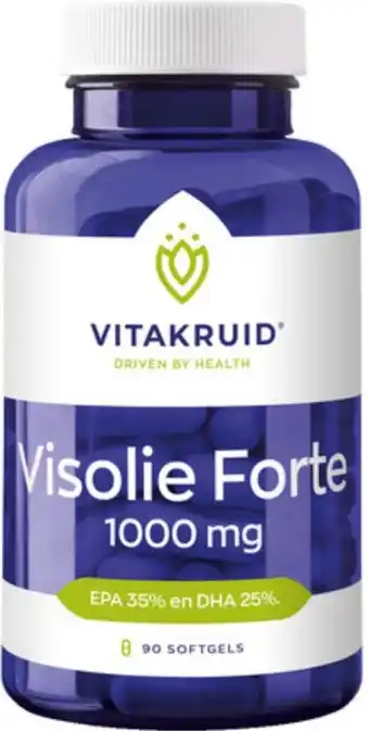 Bol.com Vitakruid visolie forte 90 softgels aanbieding