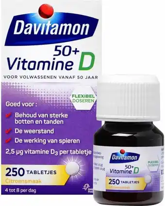 Bol.com Davitamon vitamine d 50+ volwassen - vitamine d3 volwassenen - 250 stuks aanbieding
