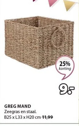 Jysk Greg mand aanbieding