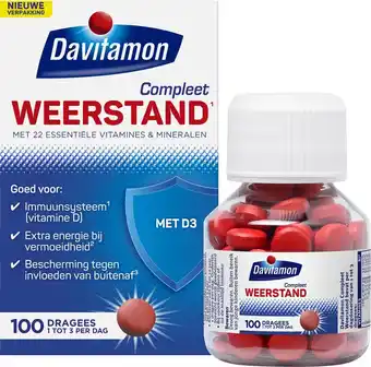 Bol.com Davitamon compleet weerstand - multivitamine en mineralen - 100 dagrees aanbieding