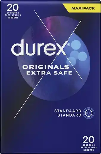 Bol.com Durex condooms - originals - extra safe - 20 stuks aanbieding