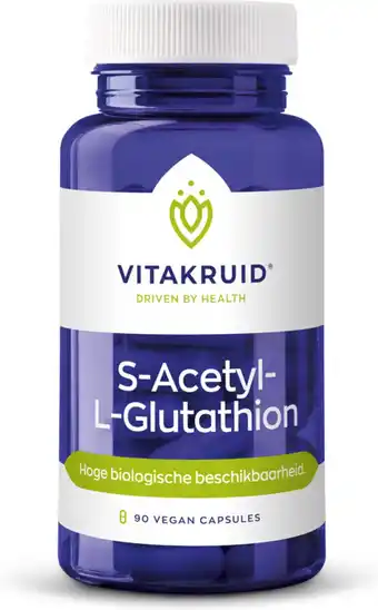 Bol.com Vitakruid s-acetyl-l-glutathion 90 vegicaps aanbieding