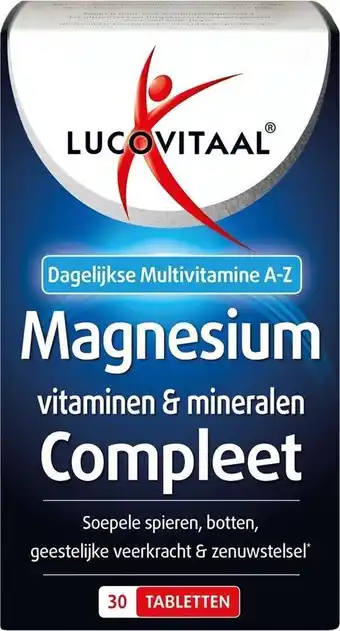 Bol.com Lucovitaal - magnesium, vitamine & mineralen - 30 tabletten - voedingssupplement aanbieding