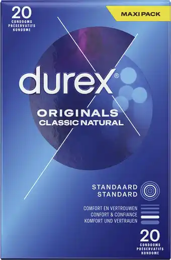 Bol.com Durex condooms - originals classic natural - 20 stuks aanbieding