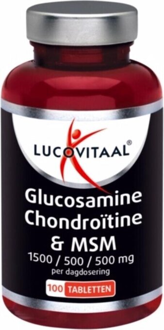 Bol.com Lucovitaal - voedingssupplementen - glucosamine / chondroà­tine / msm - 100 tabletten aanbieding