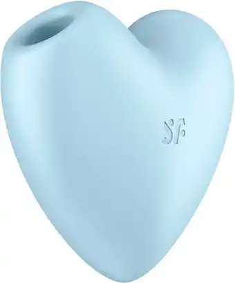 Bol.com Satisfyer - luchtdruk vibrator cutie heart - lichtblauw aanbieding