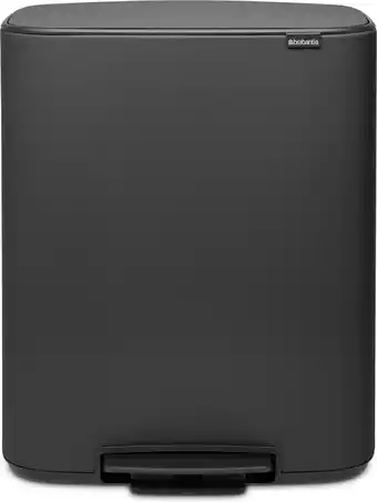 Bol.com Brabantia bo prullenbak - 60 l - mineral infinite grey aanbieding